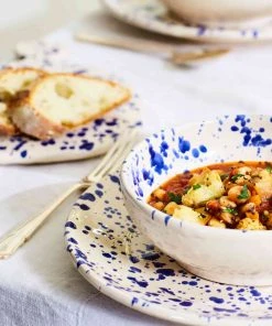 Puglia Handmade Puglia Blue Splatter Serving Board 25cm 9 Puglia Handmade Puglia Blue Splatter Serving Board 25cm