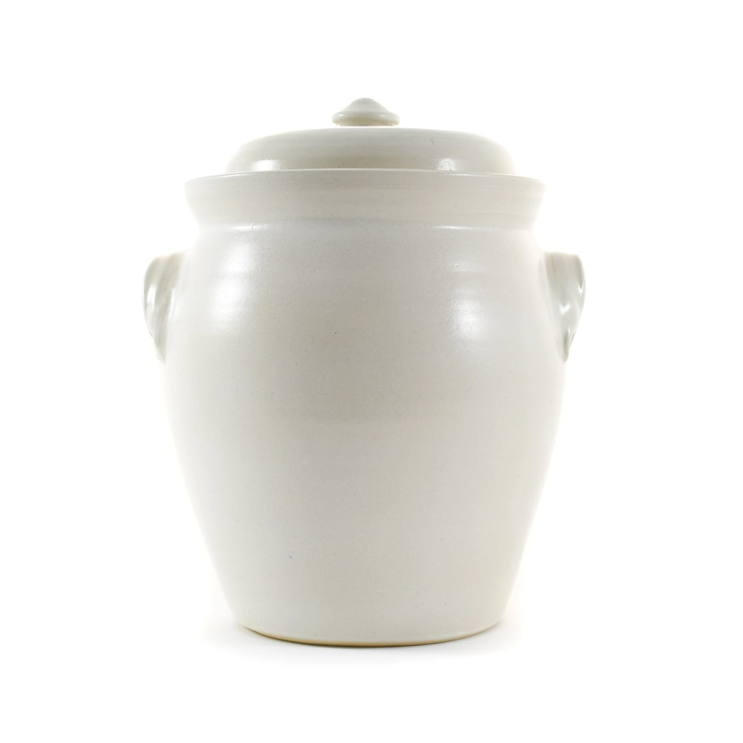Sauerkraut Pots Cookware Handmade Stoneware Fermenting Crock In White 4.5 Litre 3 Sauerkraut Pots Cookware Handmade Stoneware Fermenting Crock In White 4.5 Litre