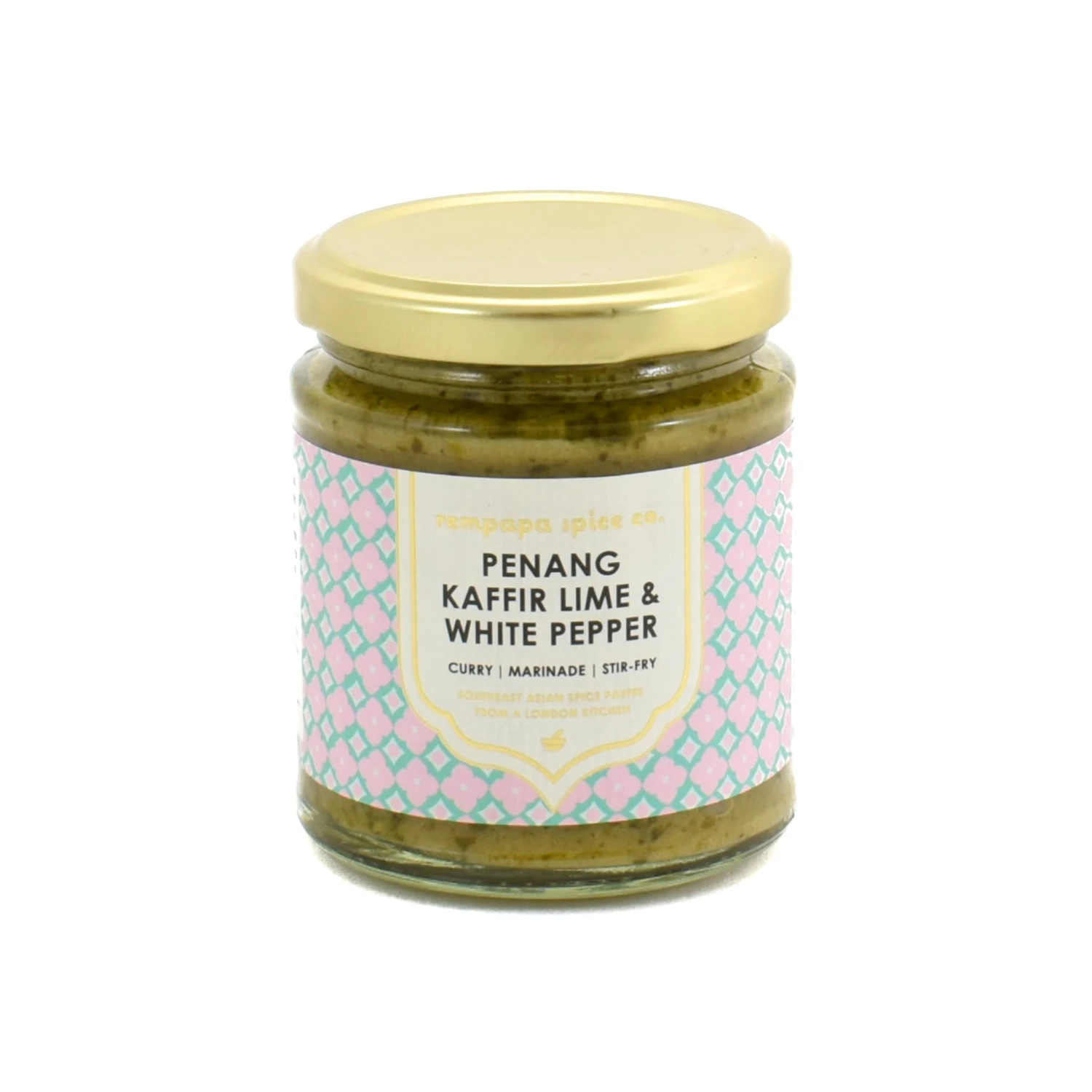 Ingredients Rempapa Penang Kaffir Lime & White Pepper Spice Paste 180g 3 Ingredients Rempapa Penang Kaffir Lime & White Pepper Spice Paste 180g