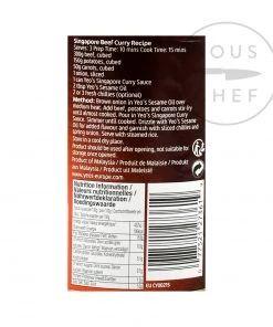 Yeo's Singapore Hot Curry Sauce 400ml Ingredients