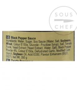 Ingredients Lee Kum Kee Black Pepper Sauce 350g