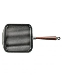 Skeppshult Traditional Cast Iron Square Grill Pan 25cm Cookware