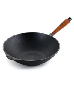 Skeppshult Traditional Cast Iron Wok 30cm Cookware