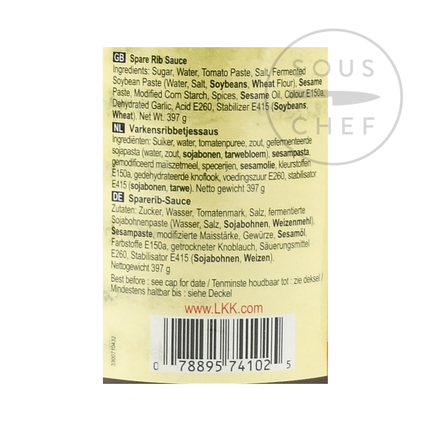 Lee Kum Kee Spare Rib Sauce 397g Ingredients 4 Lee Kum Kee Spare Rib Sauce 397g Ingredients