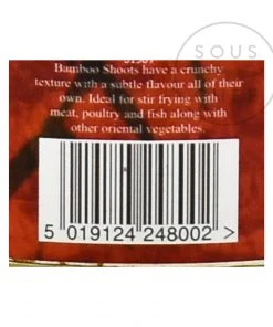 Golden Swan Sliced Bamboo 227g Ingredients