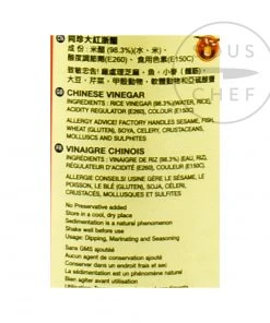 Tung Chun Red Vinegar 500ml Ingredients