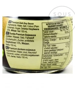 Ingredients Lee Kum Kee Premium Dark Soy