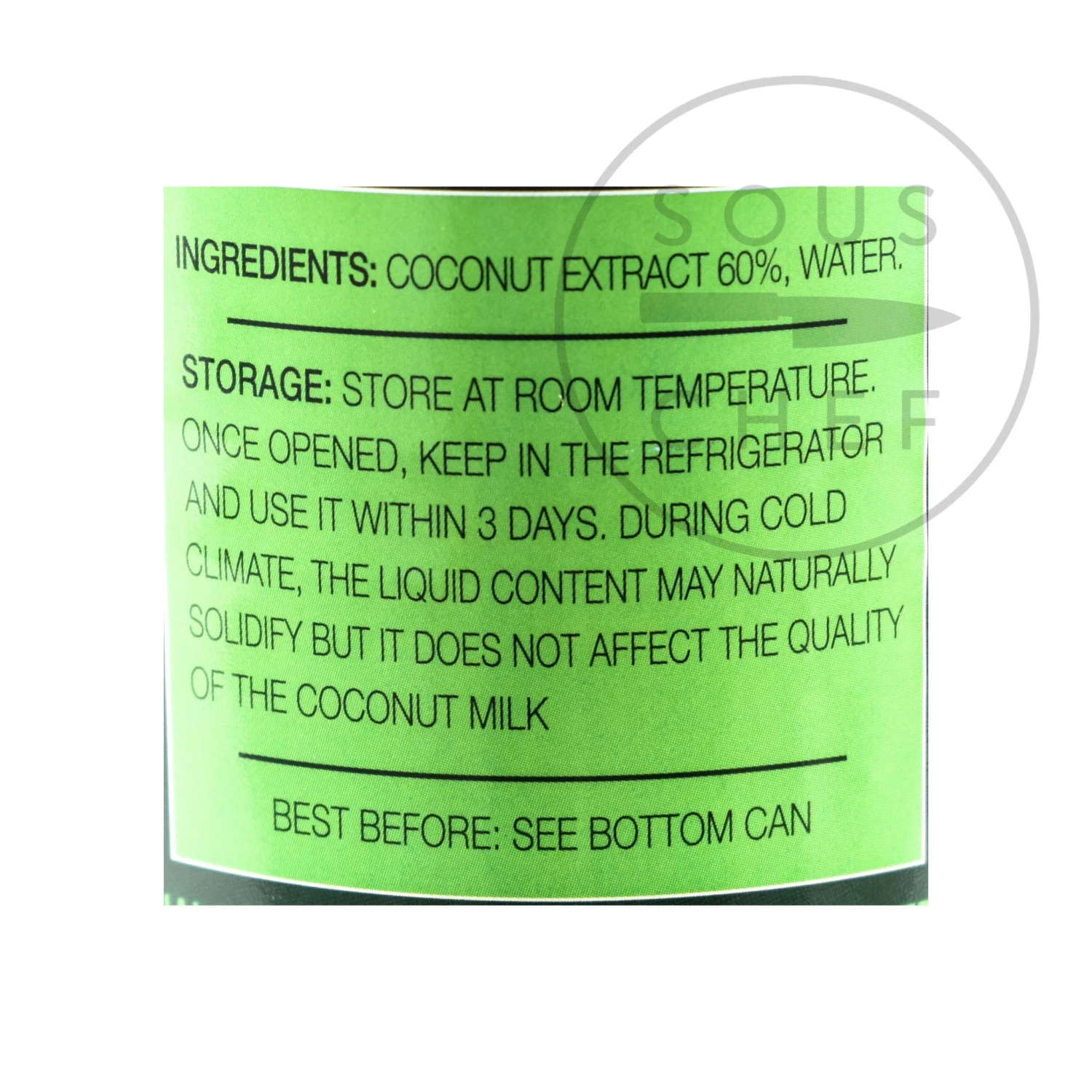 Aroy-D Coconut Milk 400ml Ingredients 5 Aroy-D Coconut Milk 400ml Ingredients