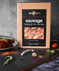 Spicely Does It Sausage Making Kit With Machine Ingredients 10 Spicely Does It Sausage Making Kit With Machine Ingredients