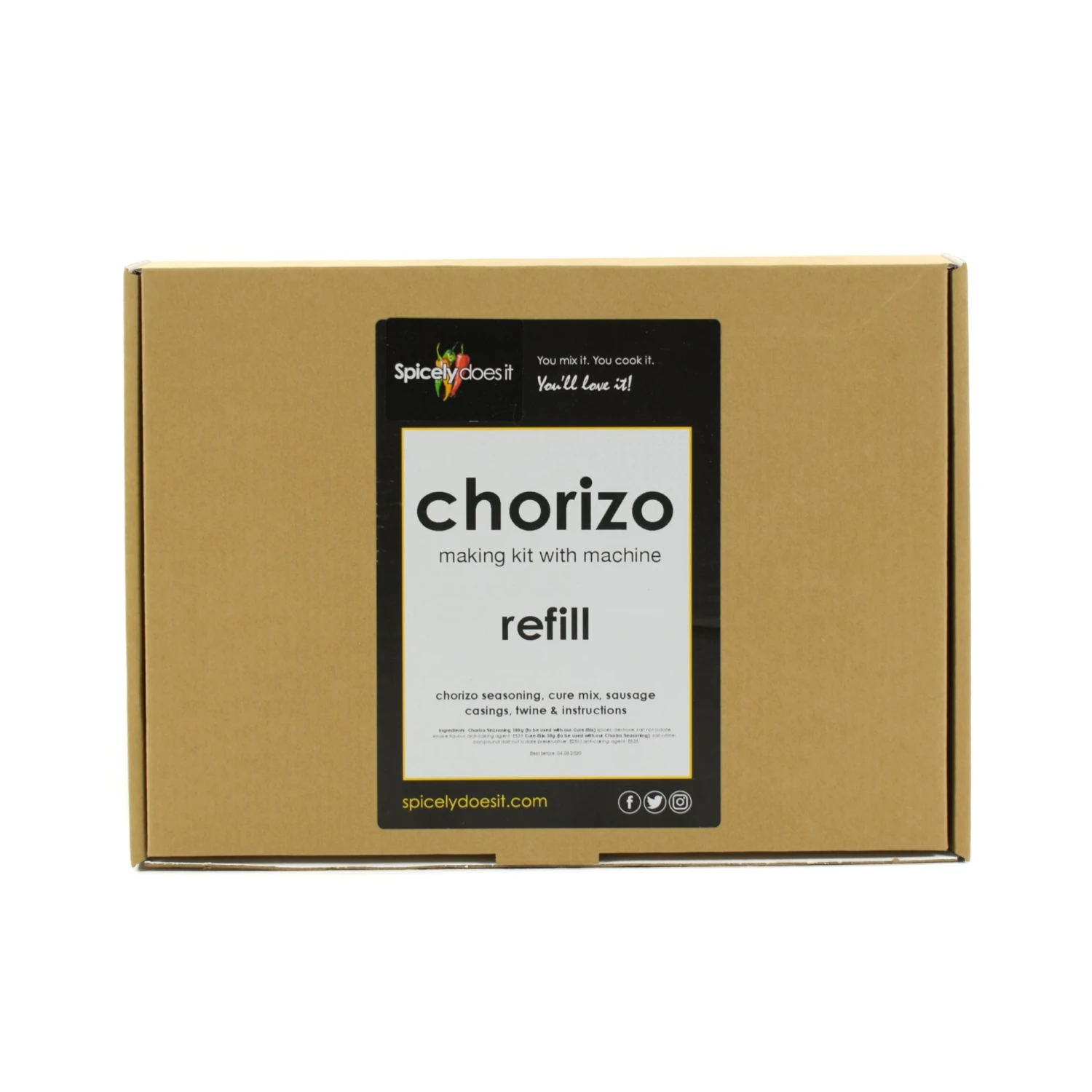Spicely Does It Chorizo Making Kit - Refill Pack 3 Spicely Does It Chorizo Making Kit - Refill Pack