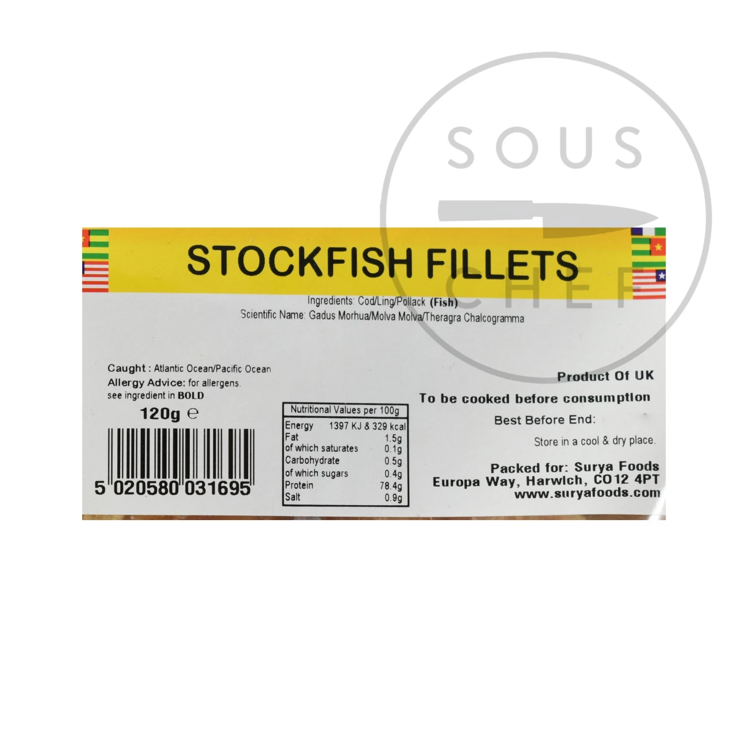 Mother Africa Stockfish Fillets 120g Ingredients 4 Mother Africa Stockfish Fillets 120g Ingredients