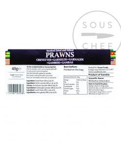 Ingredients Mother Africa Smoked Prawns 40g