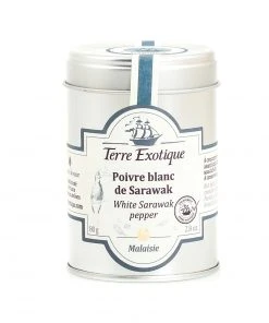 Ingredients Terre Exotique White Sarawak Pepper IGP 80g