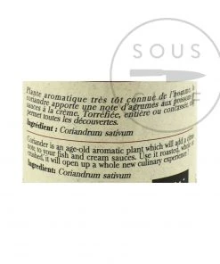 Terre Exotique Organic Coriander Powder 50g Ingredients