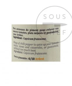 Terre Exotique Rings Of Fire Chilli Pepper 15g