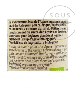 Ingredients Terre Exotique Organic Agave Syrup 250ml