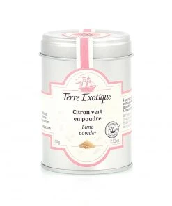 Terre Exotique Organic Dried Lime Powder 60g Ingredients