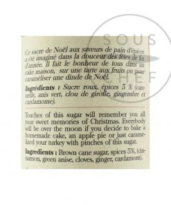 Terre Exotique Brown Sugar With Holiday Spices 250g