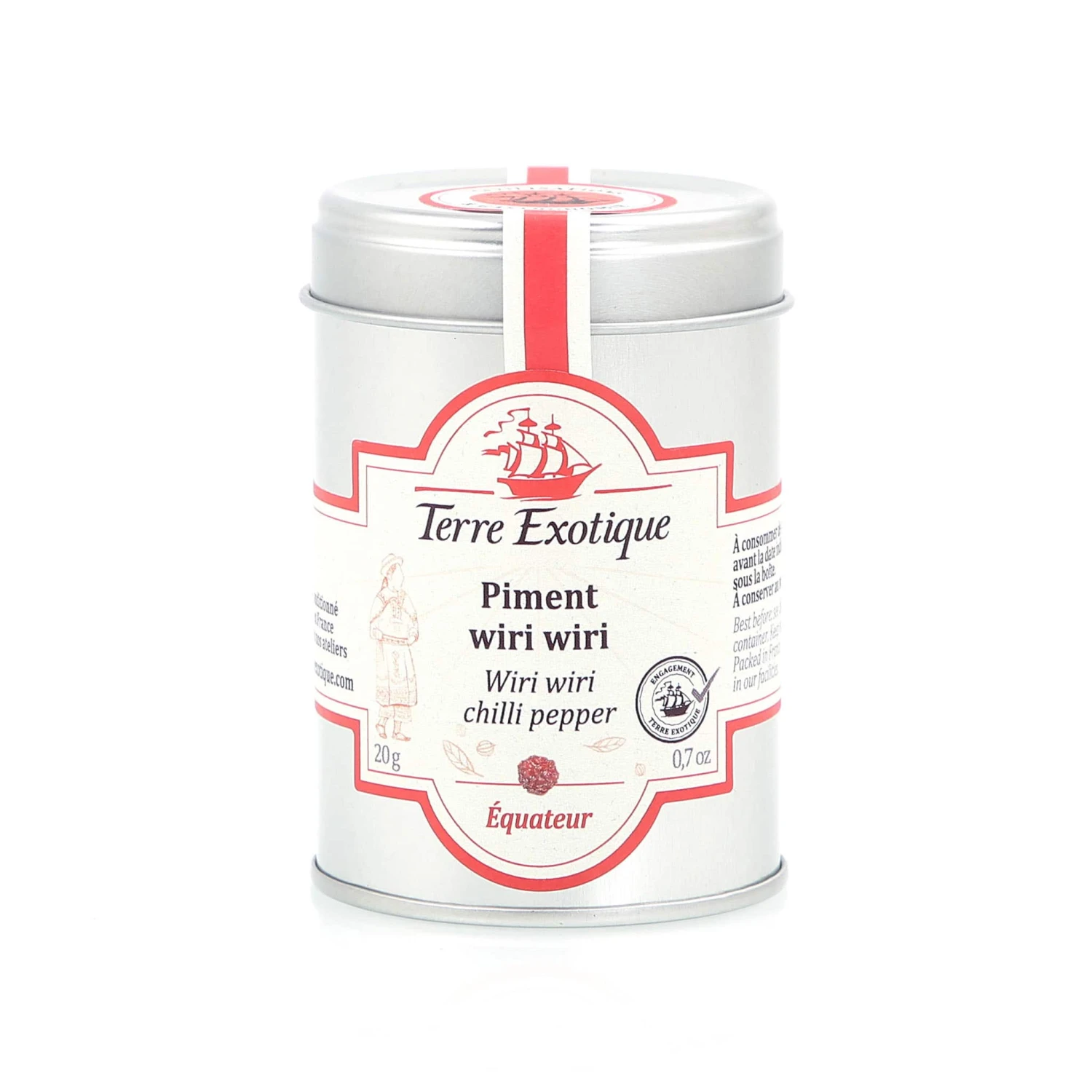 Ingredients Terre Exotique Wiri Wiri Chilli Pepper 20g 3 Ingredients Terre Exotique Wiri Wiri Chilli Pepper 20g