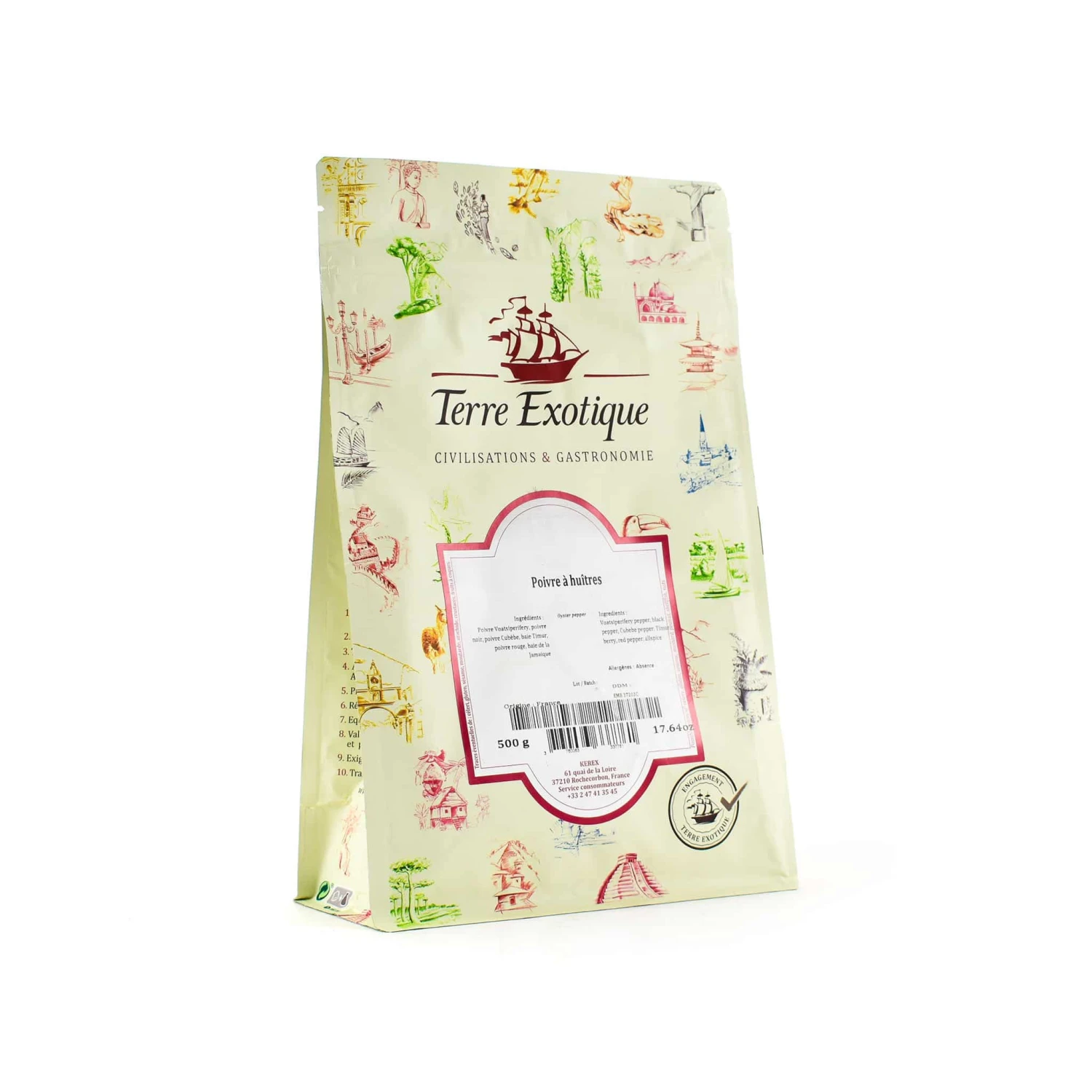 Terre Exotique Oyster Pepper 500g 3 Terre Exotique Oyster Pepper 500g