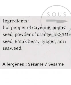 Terre Exotique Shichimi Togarashi Spices 500g