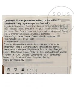 Japanese Ingredients Umeboshi Plums