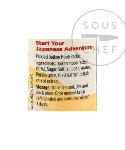 Yutaka Sakurazuke Pickled Radish 110g Ingredients