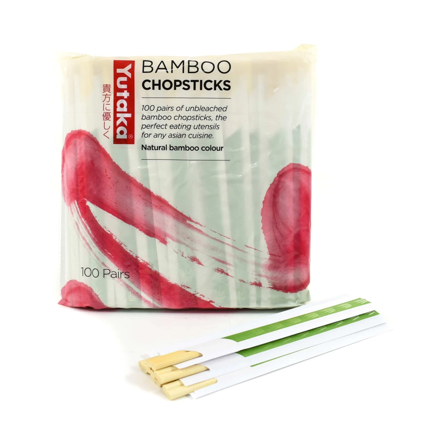 Yutaka Genroku Bamboo Chopsticks 100pc 4 Yutaka Genroku Bamboo Chopsticks 100pc