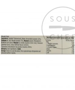 Ingredients Yutaka Wasabi Paste 43g