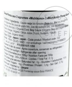 Bando Foods Ingredients Michikono 3 Citrus Ponzu Sauce 150ml