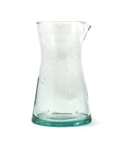 Urban Nature Culture Handmade Moroccan Glass Carafe