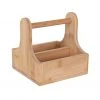 Viejovalle Bamboo Condiment Caddy With Handle Tableware 1 Viejovalle Bamboo Condiment Caddy With Handle Tableware