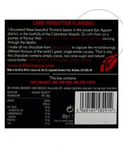 Ingredients Willie's Cacao San Agustin Gold 88% Colombian Dark Chocolate 80g