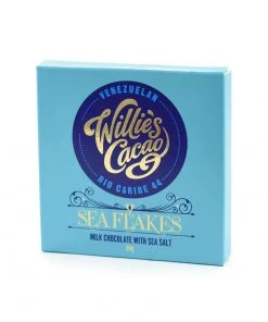 Ingredients Willie's Cacao Milk Chocolate With Sea Salt 50g