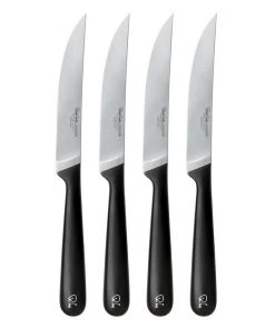 Robert Welch Signature Plain Edged Steak Knives X4 Cookware