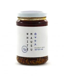 White Mausu Organic Peanut Rayu 240g