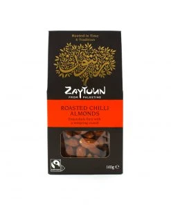 Zaytoun Roasted Chilli Almonds 140g Ingredients