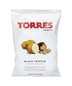 Ingredients Torres Black Truffle Potato Crisps 125g
