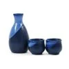 Kiji Stoneware & Ceramics Tableware Blue Sake Set