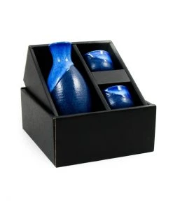 Kiji Stoneware & Ceramics Tableware Blue Sake Set