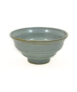 Kiji Stoneware & Ceramics Tableware Blue-Grey Glaze Noodle Bowl 20cm Dia X 10cm