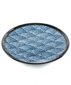 Kiji Stoneware & Ceramics Blue Wave Dinner Plate 29cm Tableware
