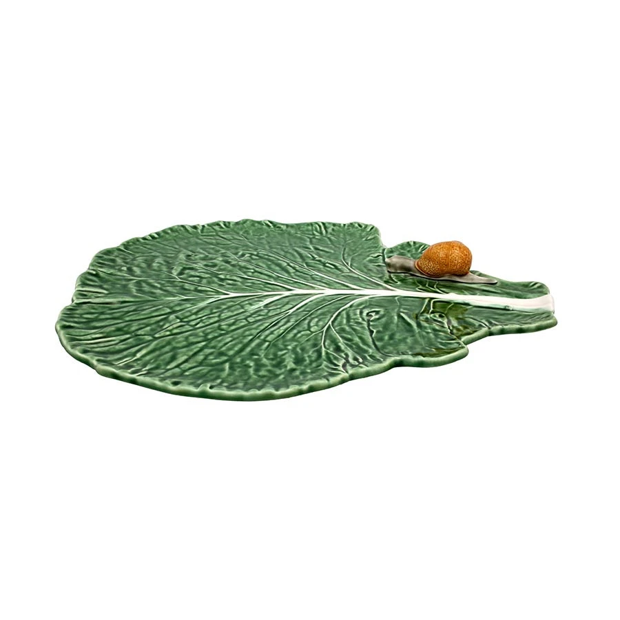 Bordallo Pinheiro Tableware Cabbage Leaf With Snail 3 Bordallo Pinheiro Tableware Cabbage Leaf With Snail