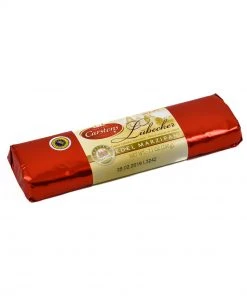 Carstens Plain Chocolate Covered Marzipan Bar - High Almond Content 200g Snacks, Confectionery & Cake