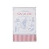 Coucke Kitchen Linen French Tea Towel - Coq Au Vin 1 Coucke Kitchen Linen French Tea Towel - Coq Au Vin