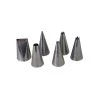 De Buyer 6 Stainless Steel Piping Nozzles Cookware