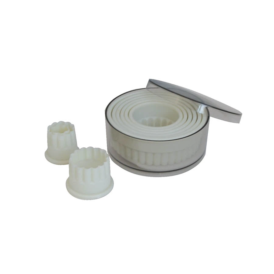 De Buyer Box Of 9 Fluted Round Pastry Cutters Cookware 3 De Buyer Box Of 9 Fluted Round Pastry Cutters Cookware