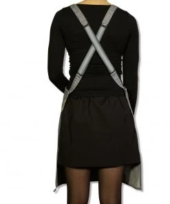 Cookware Dutchdeluxes Denim Suspender Apron In Grey