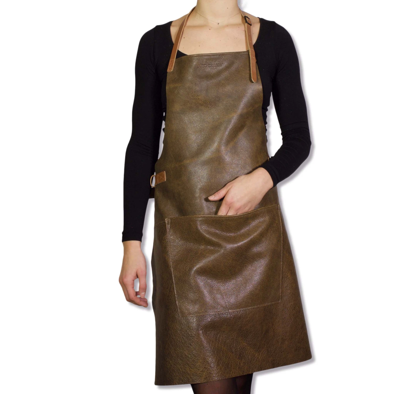 Dutchdeluxes Leather BBQ Apron In Vintage Brown 6 Dutchdeluxes Leather BBQ Apron In Vintage Brown