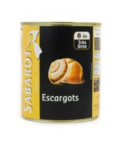 Sabarot Large Tinned Snails 8 Dozen